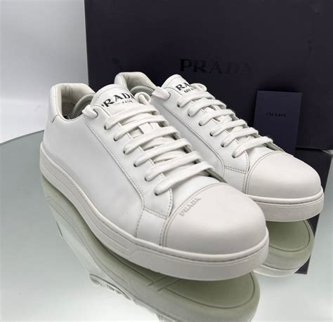 Scarpe da ginnastica Prada in Pelle Bianco taglia 38 EU 